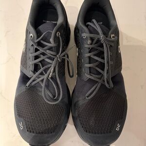 On Running Men's Charcoal and Black Athletic Shoes